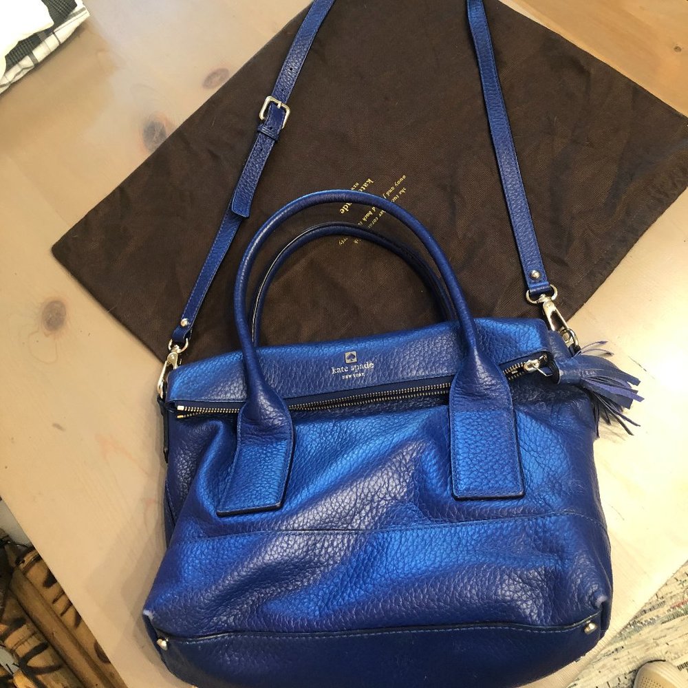 Blue Kate Spade Crossover Bag